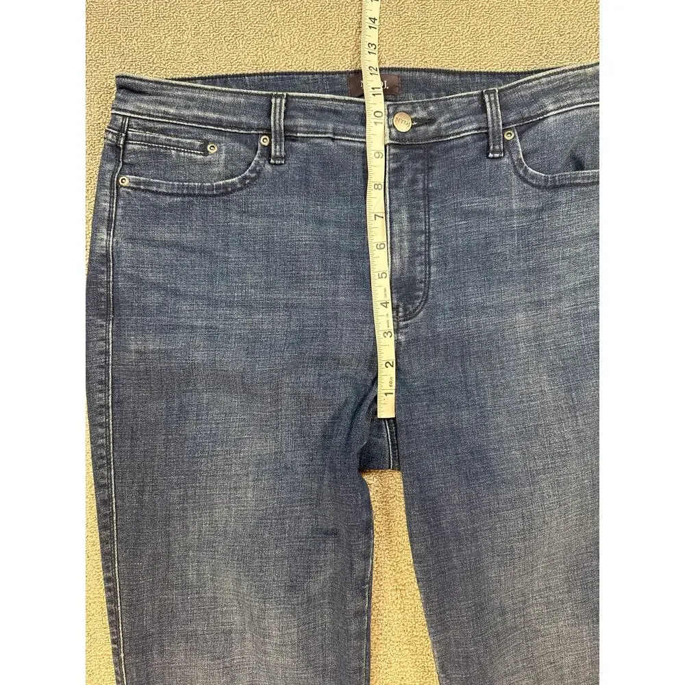 NYDJ Jeans Stella Tapered Ankle Lift‎ & Tuck Technology Medium Wash Size 12
